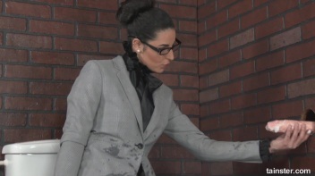 Bathroom Inspection Gets Blasted Away By Spunk! Screencap 14 on www.sinx.com