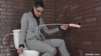 Bathroom Inspection Gets Blasted Away By Spunk! Screencap 15 on www.sinx.com