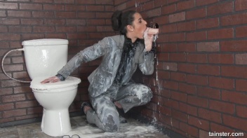 Bathroom Inspection Gets Blasted Away By Spunk! Screencap 38 on www.sinx.com