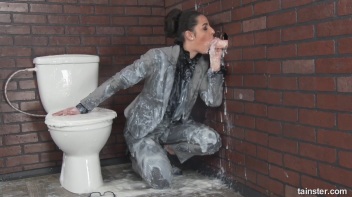 Bathroom Inspection Gets Blasted Away By Spunk! Screencap 39 on www.sinx.com