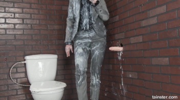 Bathroom Inspection Gets Blasted Away By Spunk! Screencap 40 on www.sinx.com