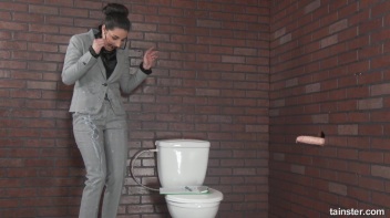 Bathroom Inspection Gets Blasted Away By Spunk! Screencap 8 on www.sinx.com