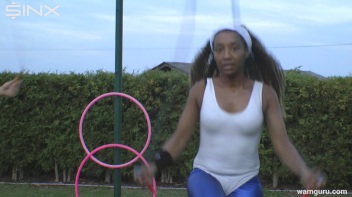 Lathered Up Fitness Babes Get Wet In The Shower Screencap 4 on www.sinx.com
