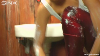 Lathered Up Fitness Babes Get Wet In The Shower Screencap 45 on www.sinx.com