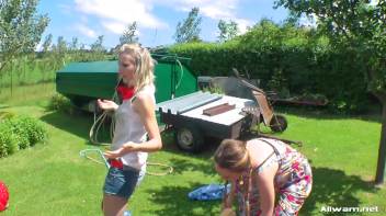 Country Chicks' Hog-Wild Wetlook Car Wash Screencap 55 on www.sinx.com