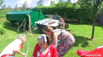 Country Chicks' Hog-Wild Wetlook Car Wash Screencap 60 on www.sinx.com