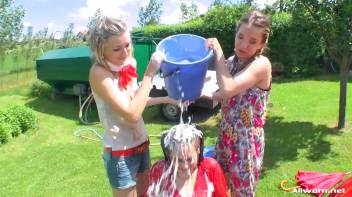 Country Chicks' Hog-Wild Wetlook Car Wash Screencap 61 on www.sinx.com