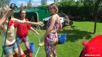 Country Chicks' Hog-Wild Wetlook Car Wash Screencap 66 on www.sinx.com