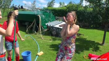 Country Chicks' Hog-Wild Wetlook Car Wash Screencap 67 on www.sinx.com