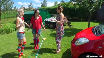 Country Chicks' Hog-Wild Wetlook Car Wash Screencap 68 on www.sinx.com