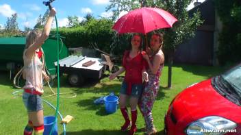 Country Chicks' Hog-Wild Wetlook Car Wash Screencap 74 on www.sinx.com