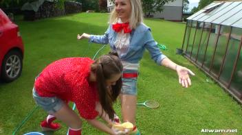 Country Chicks' Hog-Wild Wetlook Car Wash Screencap 17 on www.sinx.com