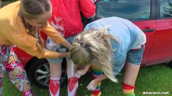 Country Chicks' Hog-Wild Wetlook Car Wash Screencap 34 on www.sinx.com