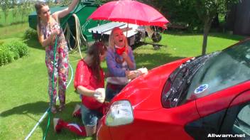 Country Chicks' Hog-Wild Wetlook Car Wash Screencap 46 on www.sinx.com