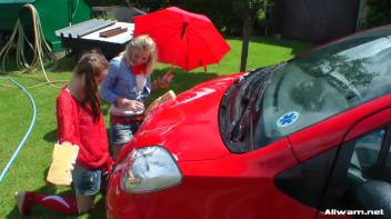 Country Chicks' Hog-Wild Wetlook Car Wash Screencap 47 on www.sinx.com