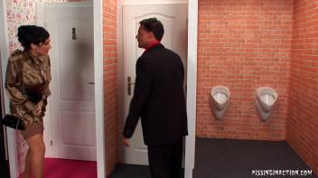 Threesome Discovers Glorious Glory Hole Screencap 2 on www.sinx.com