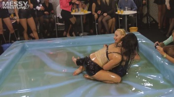 Messy Wrestling: Cutie & The Redneck - An "All Down & Dirty In The Oil" Rough Stuff Rumble ... Screencap 21 on www.sinx.com