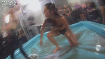 Messy Wrestling: Cutie & The Redneck - An "All Down & Dirty In The Oil" Rough Stuff Rumble ... Screencap 80 on www.sinx.com