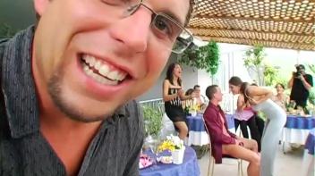 Wedding Celebration Part 3 - Cam 3 Screencap 67 on www.sinx.com