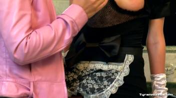 Maid Endures Rough Lesbian Domination Screencap 26 on www.sinx.com