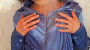 Lesbians Sinful After Work Shower Screencap 54 on www.sinx.com