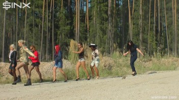 Muddy And Messy All Girl Boot Camp - Cam 1 Screencap 1 on www.sinx.com