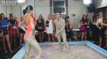 Messy Wrestling: Different Styles Go Wild In The Mud - It's All One Big Mess In The End! Screencap 19 on www.sinx.com
