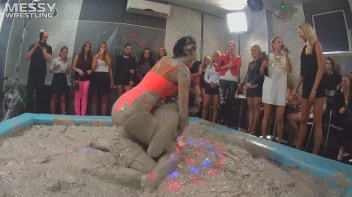 Messy Wrestling: Different Styles Go Wild In The Mud - It's All One Big Mess In The End! Screencap 20 on www.sinx.com