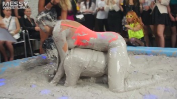 Messy Wrestling: Different Styles Go Wild In The Mud - It's All One Big Mess In The End! Screencap 23 on www.sinx.com