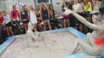 Messy Wrestling: Different Styles Go Wild In The Mud - It's All One Big Mess In The End! Screencap 30 on www.sinx.com