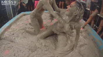 Messy Wrestling: Different Styles Go Wild In The Mud - It's All One Big Mess In The End! Screencap 44 on www.sinx.com