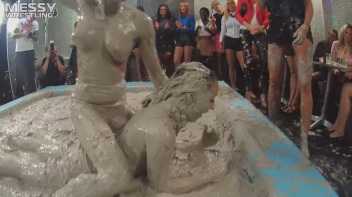 Messy Wrestling: Different Styles Go Wild In The Mud - It's All One Big Mess In The End! Screencap 45 on www.sinx.com