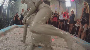 Messy Wrestling: Different Styles Go Wild In The Mud - It's All One Big Mess In The End! Screencap 52 on www.sinx.com
