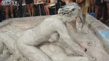 Messy Wrestling: Different Styles Go Wild In The Mud - It's All One Big Mess In The End! Screencap 73 on www.sinx.com