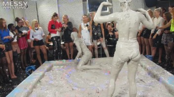 Messy Wrestling: Different Styles Go Wild In The Mud - It's All One Big Mess In The End! Screencap 78 on www.sinx.com