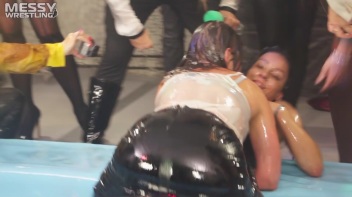 Messy Wrestling: Multi Battle Oil Freaks Slop It Up And Bring The Heat! Screencap 93 on www.sinx.com