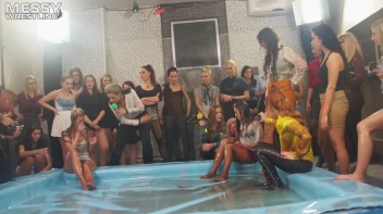 Messy Wrestling: Multi Battle Oil Freaks Slop It Up And Bring The Heat! Screencap 29 on www.sinx.com