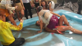 Messy Wrestling: Multi Battle Oil Freaks Slop It Up And Bring The Heat! Screencap 39 on www.sinx.com