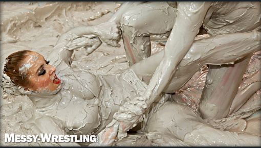 Latest deal - Messy Wrestling Extra: Pony-Tailed Power Session In Mud Covers Them All In Crud! 4 Fights! Action-Cam Only!