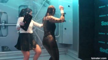 Wet amateur babes stripping down to their underwear Screencap 22 on www.sinx.com