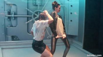 Wet amateur babes stripping down to their underwear Screencap 5 on www.sinx.com