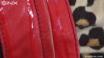 Ballgagged Babe Excessively Drools Down Her Clothes Screencap 35 on www.sinx.com