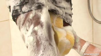 Fully Clothed Wetlook Shower Bunnies Screencap 68 on www.sinx.com