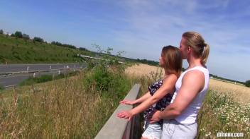 Outdoor bisexual threeway Screencap 1 on www.sinx.com