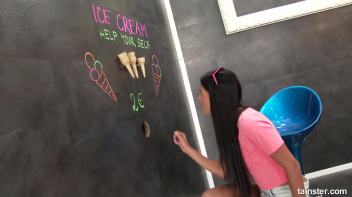 Slime ice cream challenge Screencap 3 on www.sinx.com