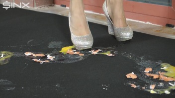 Egg Trampling Leaves Babes With Messy Heels Screencap 11 on www.sinx.com