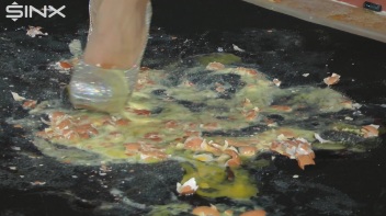 Egg Trampling Leaves Babes With Messy Heels Screencap 58 on www.sinx.com