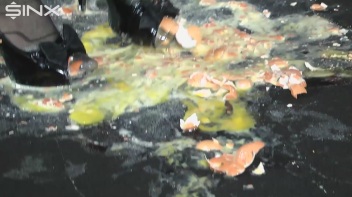 Egg Trampling Leaves Babes With Messy Heels Screencap 63 on www.sinx.com