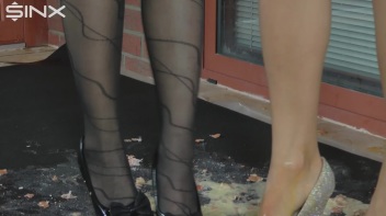 Egg Trampling Leaves Babes With Messy Heels Screencap 69 on www.sinx.com
