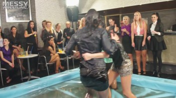 Messy Wrestling: Sloppy, Shiny, And Ready For A Dirty Showdown! 2 Audience Fights!!! Screencap 20 on www.sinx.com